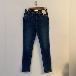NWT Madewell 10” high rise skinny